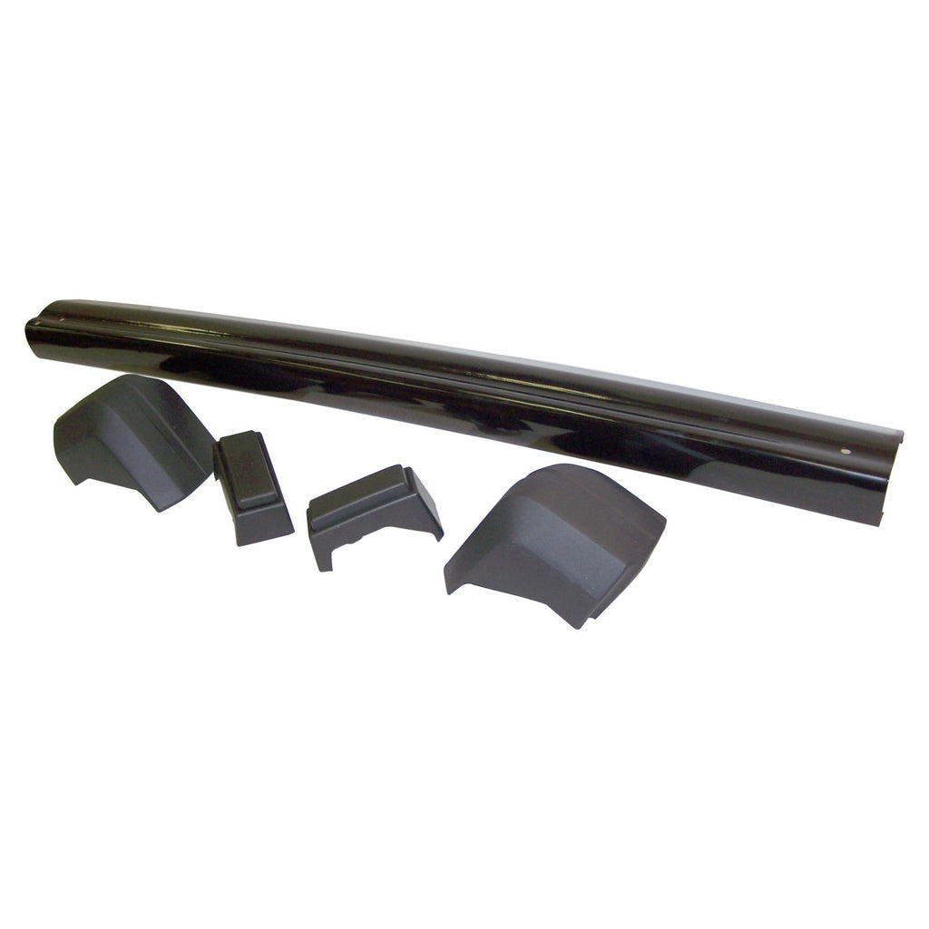 Crown Automotive Jeep Replacement 55026257K 5-Piece Black Rear Bumper Kit for 1984-1996 Jeep XJ Cherokee for Select Jeep Cherokee