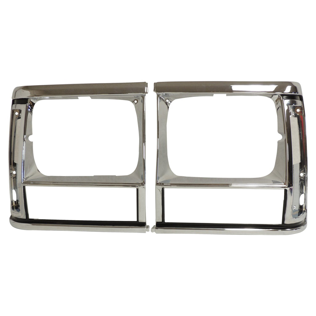 Crown Automotive Jeep Replacement 55034078K Headlight Bezel Set for 1991-1996 Jeep XJ Cherokee and MJ Comanche for Select Jeep Cherokee, Jeep Comanche