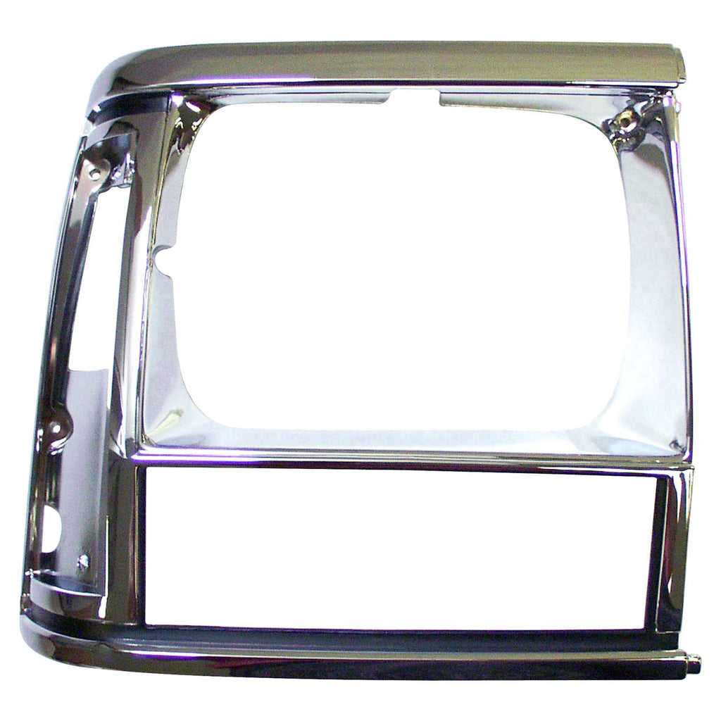 Crown Automotive Jeep Replacement 55034078 Chrome Headlight Bezel for Jeep 1991-96 XJ Cherokee or 1991-92 MJ Comanche for Select Jeep Cherokee, Jeep Comanche