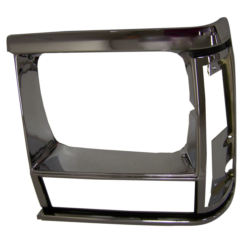 Crown Automotive Jeep Replacement 55034079 Chrome Headlight Bezel for 1991-96 Jeep XJ Cherokee or 1991-92 MJ Comanche for Select Jeep Cherokee, Jeep Comanche