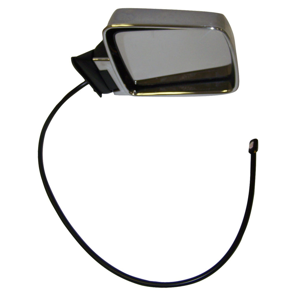 Crown Automotive Jeep Replacement 55034120 Right Manual Remote Folding Mirror for 84-96 XJ, Cherokee, MJ Comanche, Chrome for Select Jeep Cherokee, Jeep Comanche