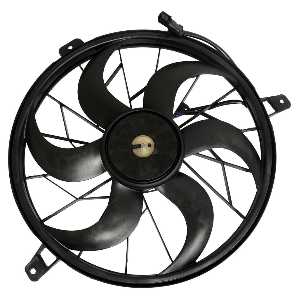 Crown Automotive Jeep Replacement 55037691AB Cooling Fan Assembly for 2004-2006 KJ Liberty w/ 3.7L Engine, w/ HD Cooling for Select Jeep Liberty