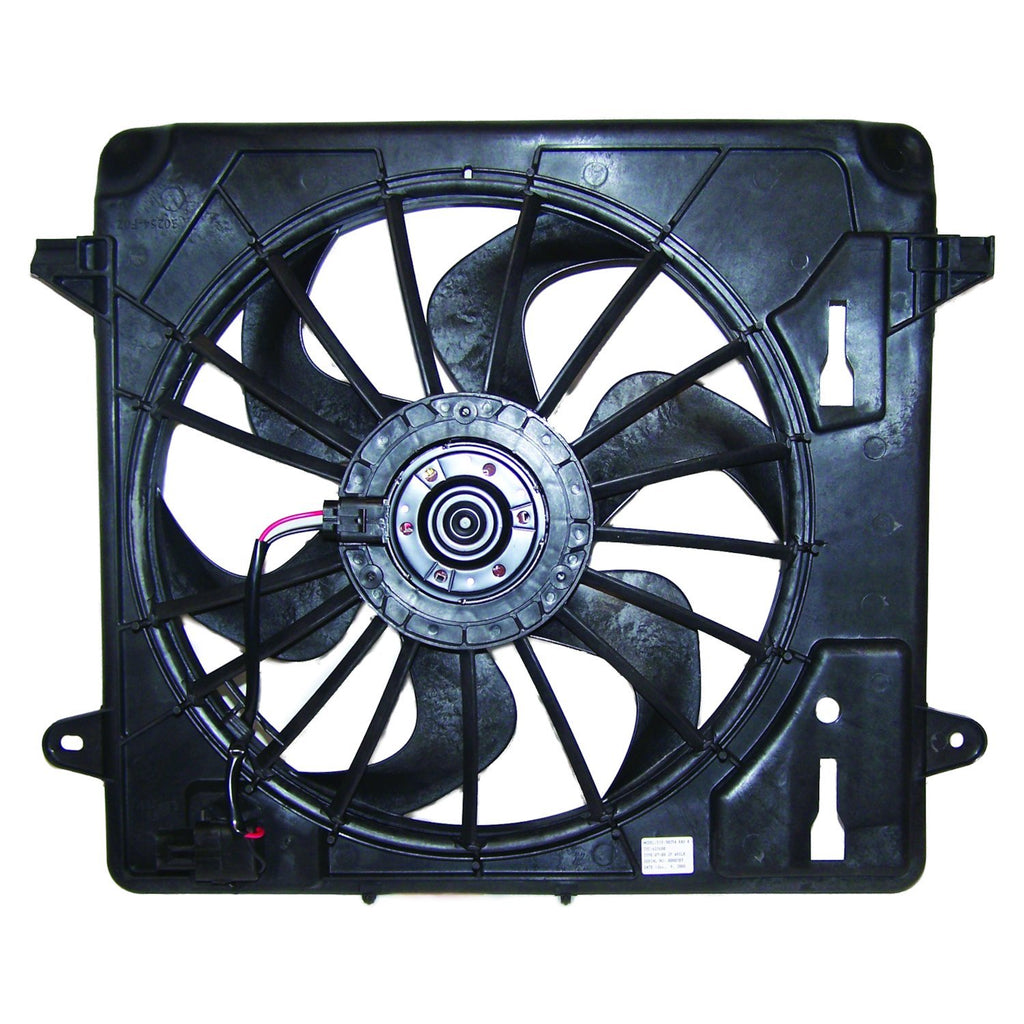 Crown Automotive Jeep Replacement 55056642AD Cooling Fan Assy. for 2007-2011 Jeep JK Wrangler w/ 3.8L or 2.8L Diesel Engine for Select Jeep Wrangler, Jeep Wrangler JK