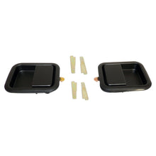 Load image into Gallery viewer, Crown Automotive Jeep Replacement 55076222K Black Exterior Door Handle Kit for 1981-06 Jeep CJs, YJ, TJ w/ Full Steel Doors for Select Jeep CJ7, Jeep Scrambler, Jeep TJ, Jeep Wrangler