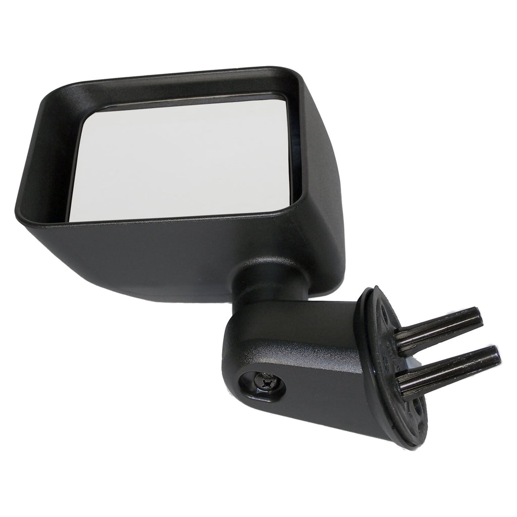 Crown Automotive Jeep Replacement 55077967AC Left Manual Folding Mirror for Jeep 2007-2018 JK Wrangler LHD for Select Jeep Wrangler, Jeep Wrangler JK