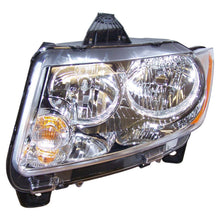 Load image into Gallery viewer, Crown Automotive Jeep Replacement 55079379AE Left Halogen Headlight Assembly for 11-13 Jeep WK Grand Cherokee, Incl. Bulbs for Select Jeep Grand Cherokee
