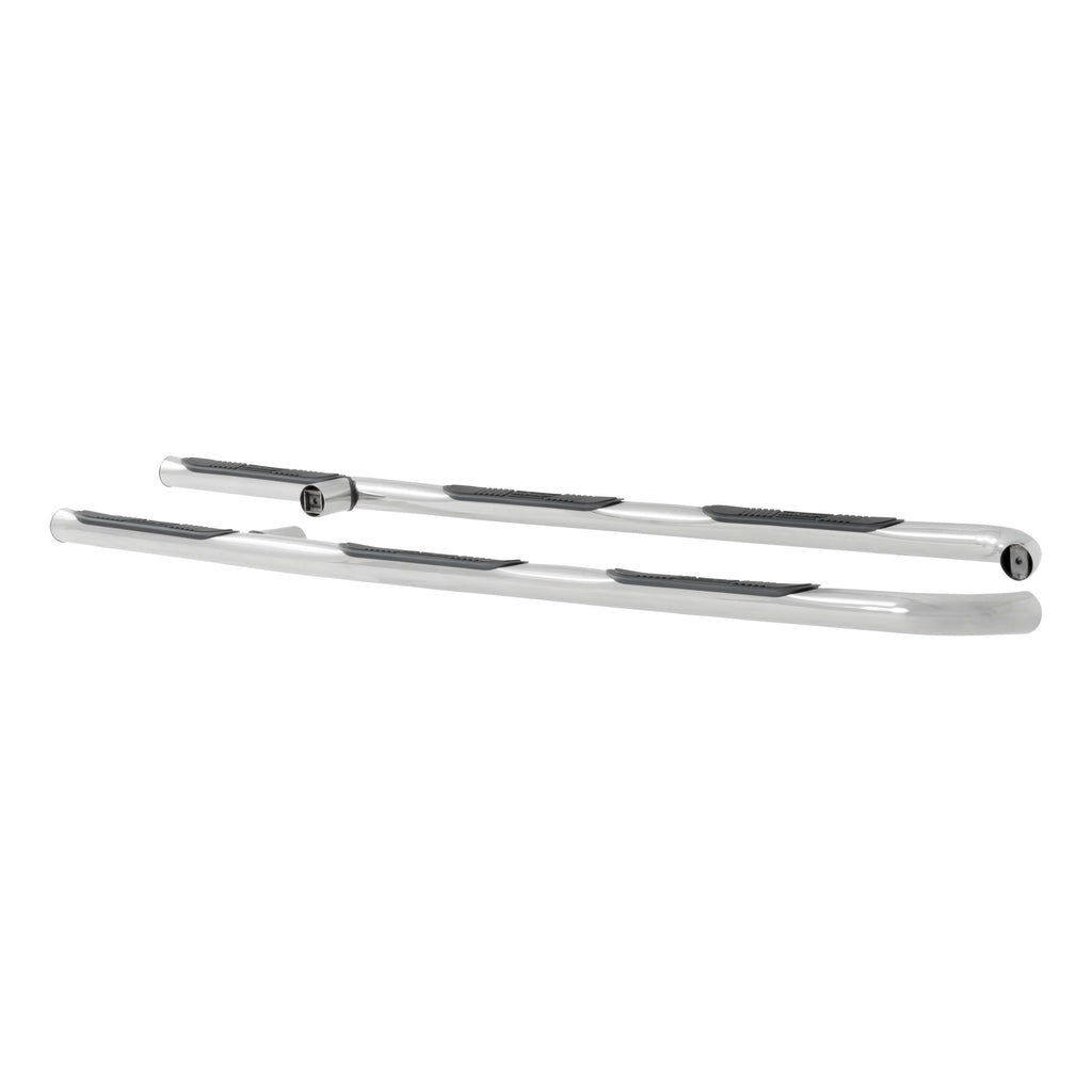 Luverne 551190 LUVERNE 551190 Round Nerf Bars (3 Inch Tubular Polished Stainless Steel)-1 Pair - Truck Part Superstore