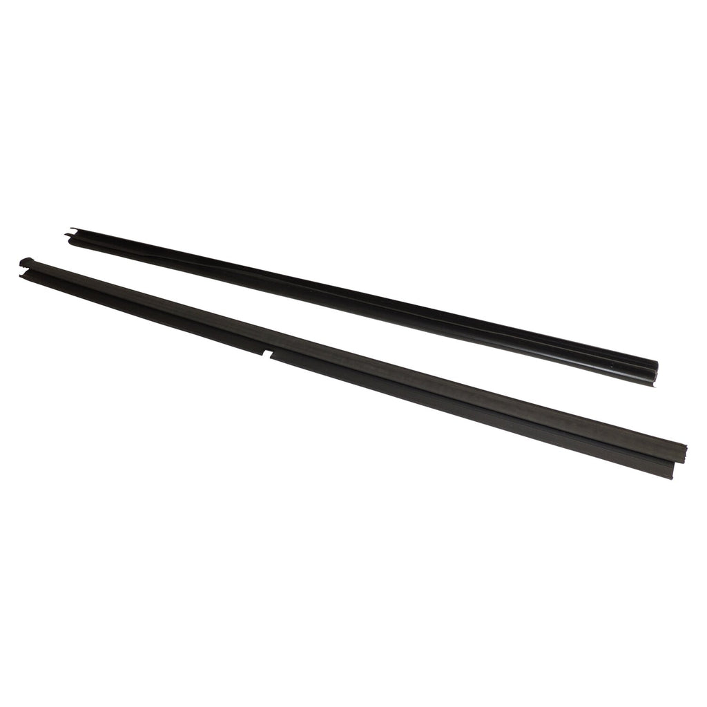 Crown Automotive Jeep Replacement 55135899K Left Front Door Glass Weatherstrip Set for 1999-2004 Jeep WJ Grand Cherokee for Select Jeep Grand Cherokee