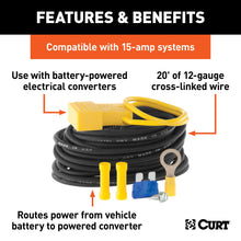Load image into Gallery viewer, CURT 55152 Powered Converter Wiring Kit (15 Amps)