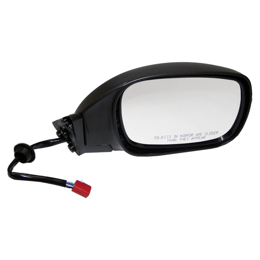 Crown Automotive Jeep Replacement 55154948AC Right Power, Non-Heated, Manual Folding Mirror for 97-01 Jeep XJ Cherokee, Black for Select Jeep Cherokee
