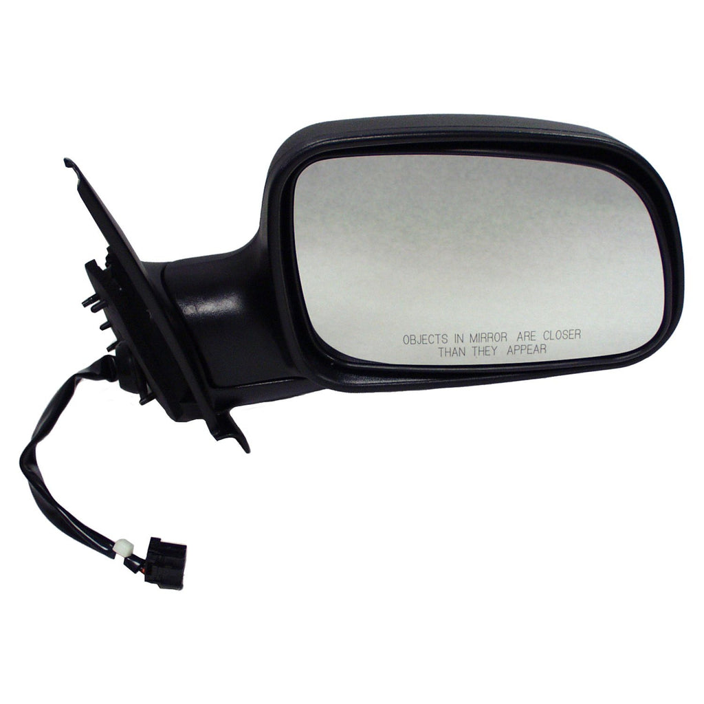 Crown Automotive Jeep Replacement 55155446AB Right Power, Manual Folding Mirror for 1999-2004 Jeep WJ Grand Cherokee, Black for Select Jeep Grand Cherokee