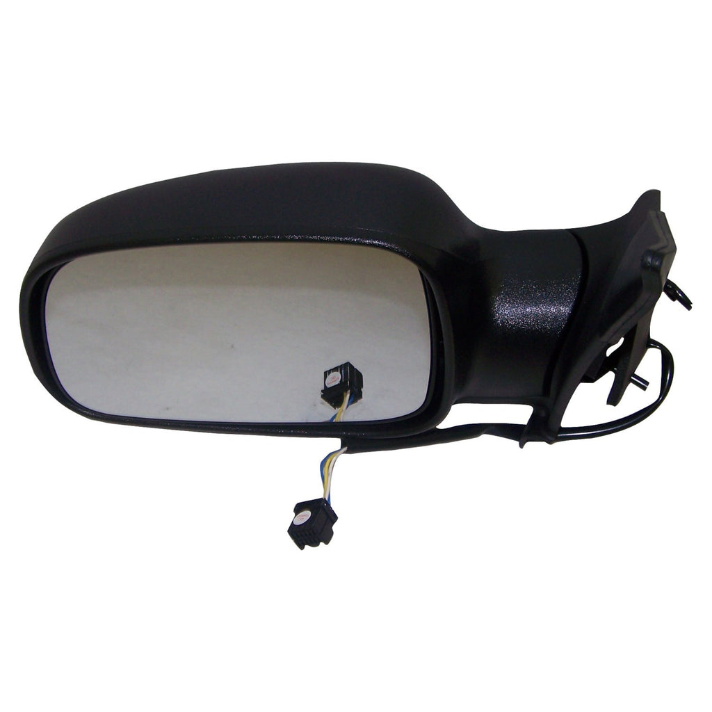 Crown Automotive Jeep Replacement 55155447AC Lef Power, Manual Folding Mirror for 1999-2004 Jeep WJ Grand Cherokee, Black for Select Jeep Grand Cherokee