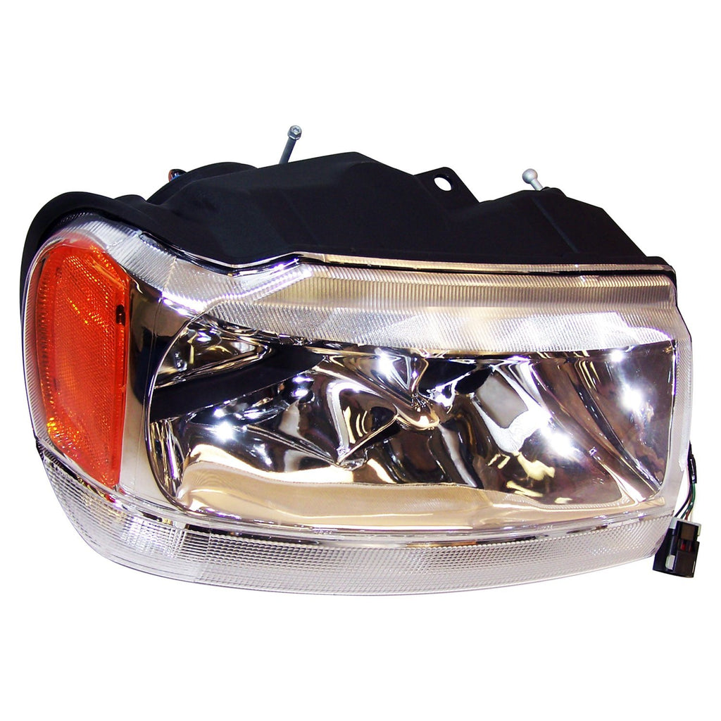 Crown Automotive Jeep Replacement 55155552AD Right Headlight Assembly for Select 1999-2004 Jeep WJ Grand Cherokee