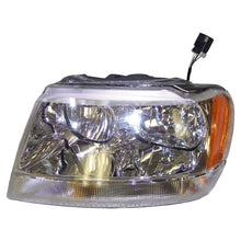 Load image into Gallery viewer, Crown Automotive Jeep Replacement 55155553AD Left Headlight Assembly for Select 1999-2004 Jeep WJ Grand Cherokee