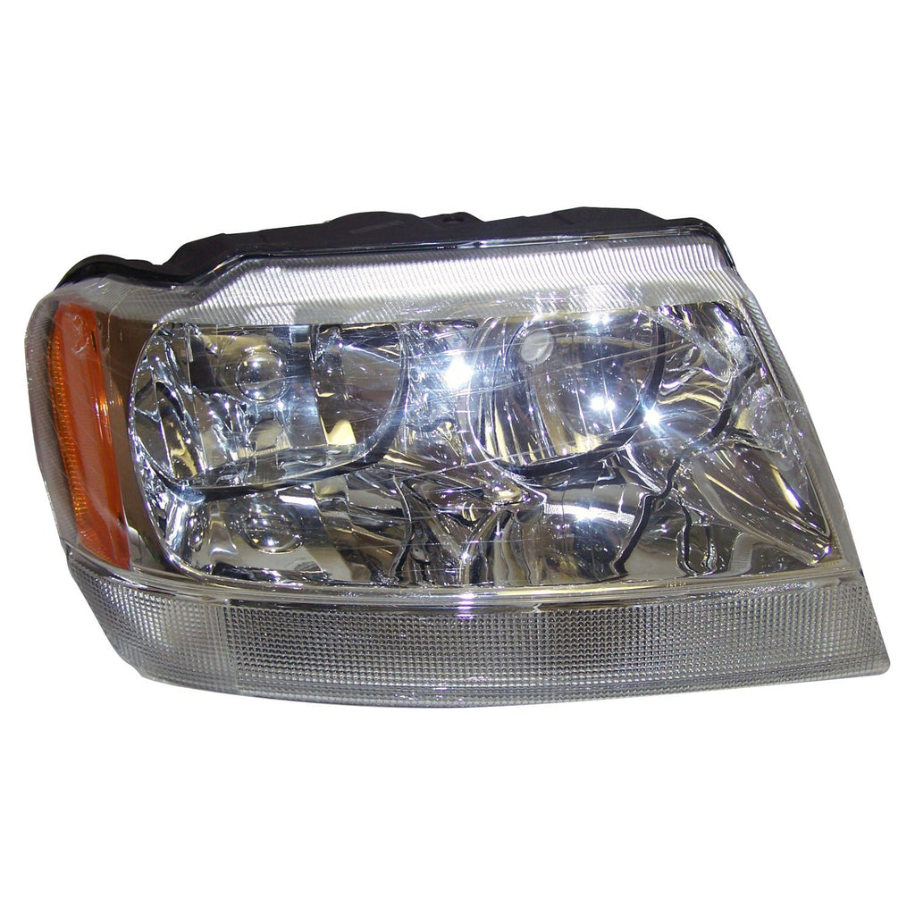 Crown Automotive Jeep Replacement 55155576AE Right Headlight  for Select 2001-2004 WG (Europe) Grand Cherokee w/ LHD