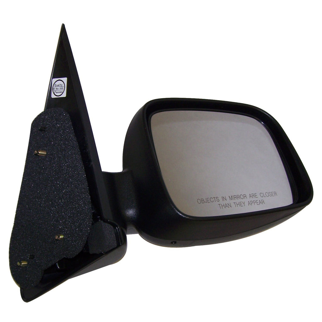 Crown Automotive Jeep Replacement 55155836AH Right Manual, Manual Folding Mirror for 2002 - 2007 Jeep KJ Liberty LHD for Select Jeep Liberty
