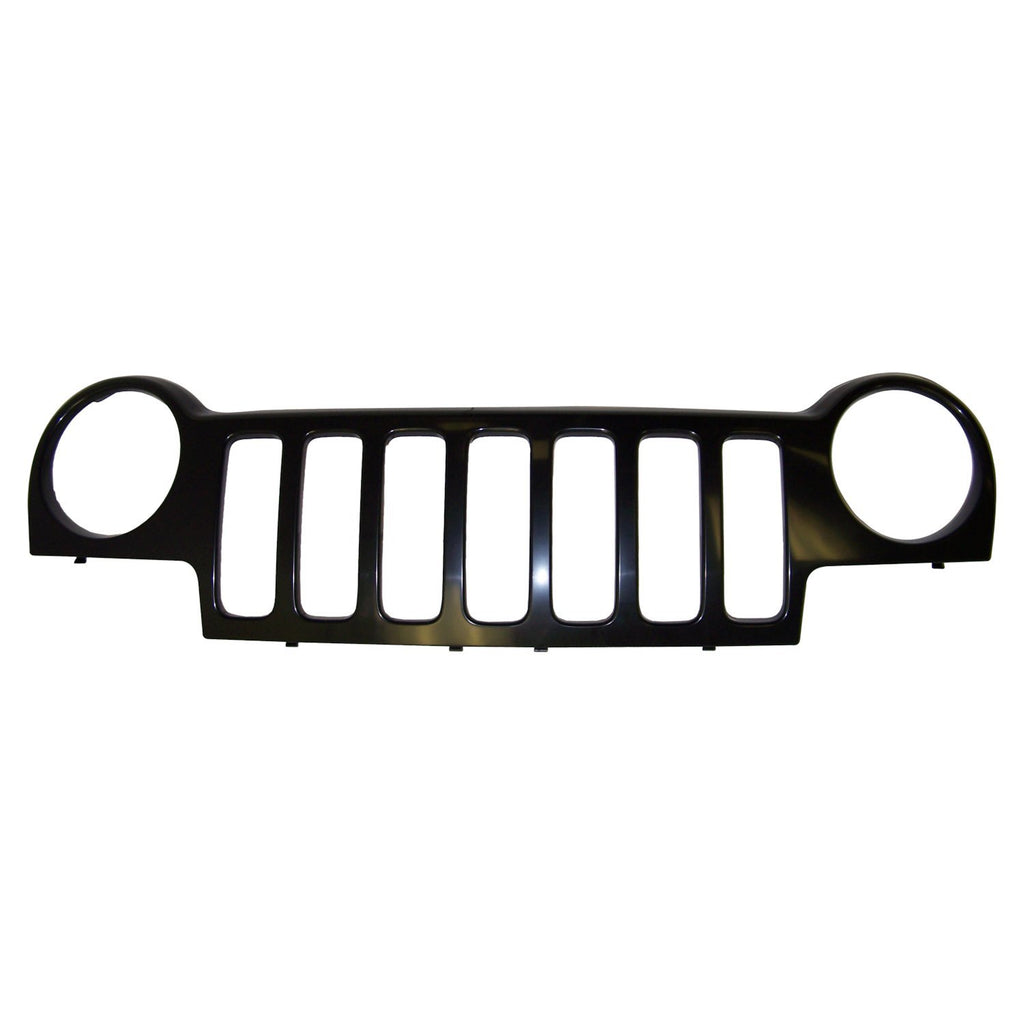 Crown Automotive Jeep Replacement 55156608AA Black Paintable Grille for 2002-2004 Jeep KJ Liberty for Select Jeep Liberty
