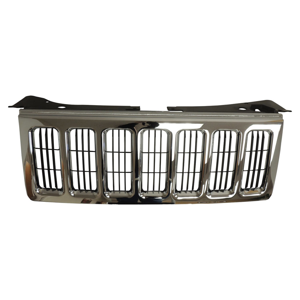 Crown Automotive Jeep Replacement 55156975AD Chrome Grille for 2006-2010 Jeep XK Commander for Select Jeep Commander