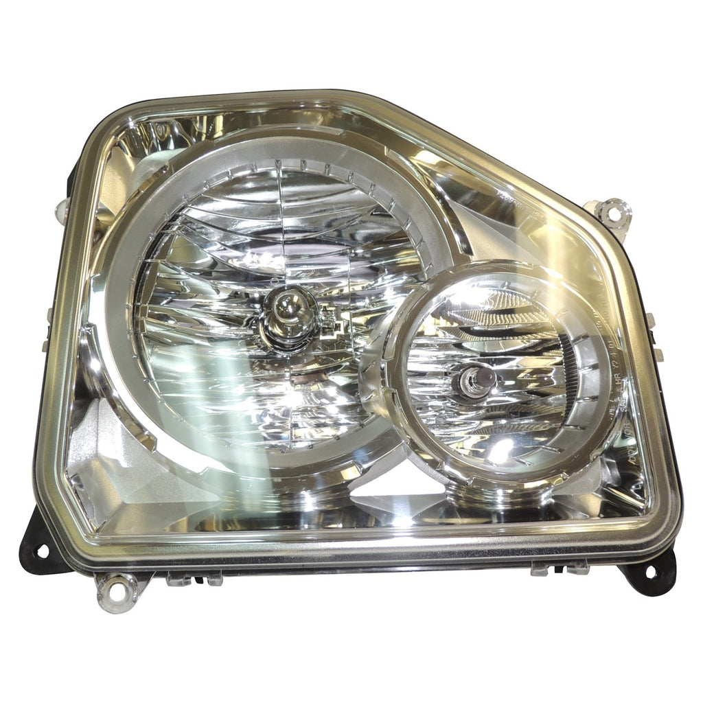 Crown Automotive Jeep Replacement 55157339AE Left Headlight Assembly for Jeep KK Liberty w/ Fog Lamps. Includes Bulbs. for Select Jeep Liberty