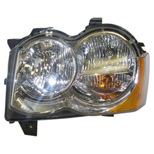 Load image into Gallery viewer, Crown Automotive Jeep Replacement 55157483AE Left Headlamp Assembly for 08-10 Jeep WK Grand Cherokee w/o HID Bulbs for Select Jeep Grand Cherokee