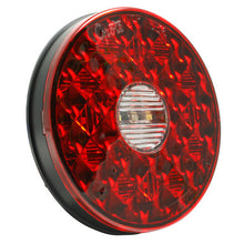 Load image into Gallery viewer, Grote 55162 4" Round LED Stop Tail Turn Lights with Integrated Backup, Integrated 4-Pin Hard Shell Termination