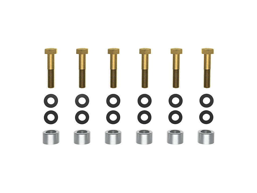 ICON Vehicle Dynamics 55164 22-25 TUNDRA/23-25 SEQUOIA ALUMINUM SKID PLATE SPACER KIT for Select Toyota Sequoia, Toyota Tundra