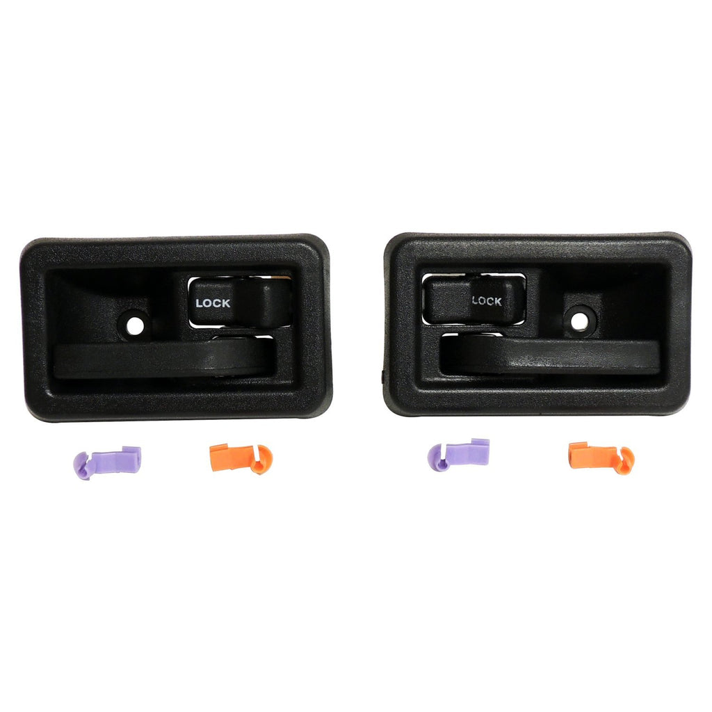 Crown Automotive Jeep Replacement 55176476K Interior Door Handle Kit for 1982-2006 Jeep CJs, YJ, TJ w/ Full or Half Doors for Select Jeep CJ7, Jeep Scrambler, Jeep TJ, Jeep Wrangler