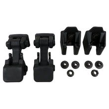 Load image into Gallery viewer, Crown Automotive Jeep Replacement 55176636K2 Black Hood Catch Kit for 97-06 Jeep TJ Wrangler, L &amp; R (2 Catches &amp; 2 Brackets) for Select Jeep TJ, Jeep Wrangler