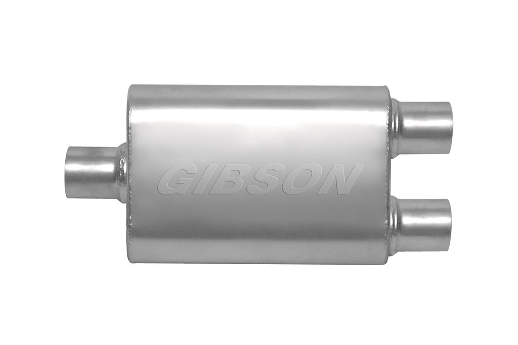 Gibson Performance Exhaust 55182S CFT Superflow Center/Dual Oval Muffler; Stainless