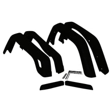 Load image into Gallery viewer, Crown Automotive Jeep Replacement 55254918K6 6-Piece 97-06 Jeep TJ Wrangler Fender Flare Kit, Black Textured, 3-3/4" Width for Select Jeep TJ, Jeep Wrangler