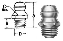 Load image into Gallery viewer, Lincoln Industrial 5527 1/4 Inch - 28 UNF Thread Fitting, 33/64 Inch Length