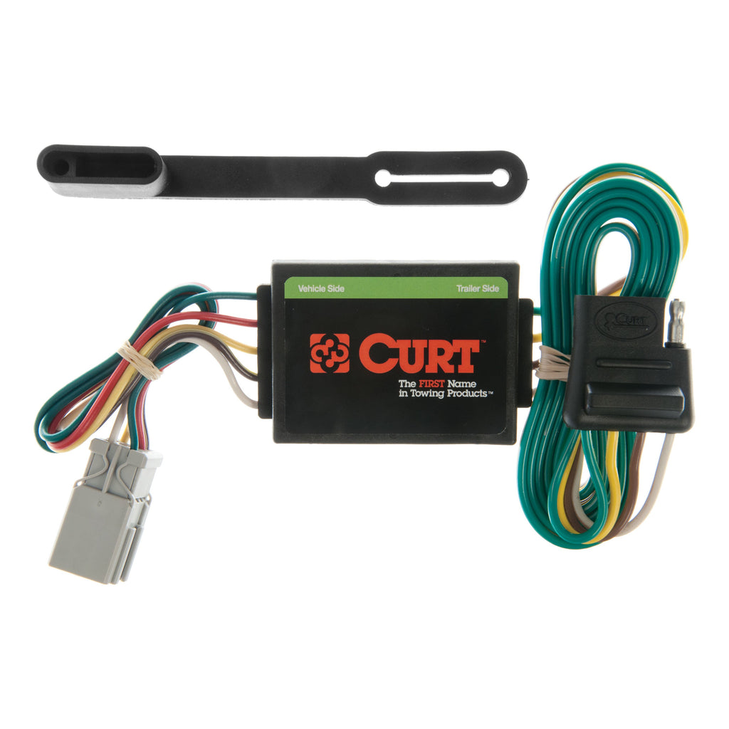 CURT 55336 Custom Wiring Connector, 4-Way Flat Output, Select Honda, Acura Vehicles
