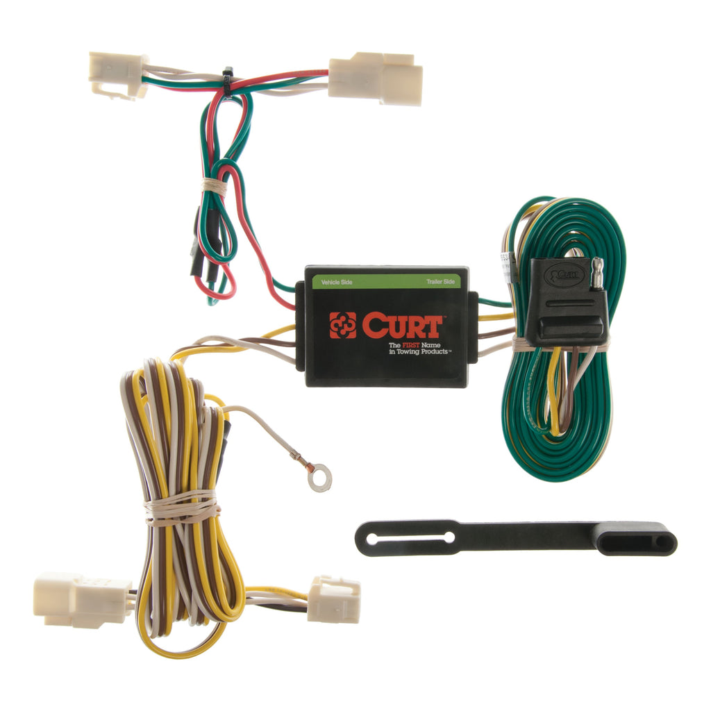 CURT 55341 Custom Wiring Harness, 4-Way Flat Output, Select Toyota 4Runner