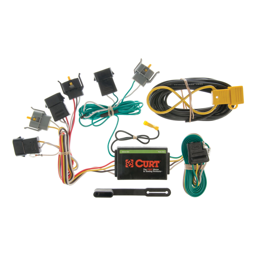 CURT 55345 Custom Wiring, 4-Flat, Battery Connection Required, Select Explorer, Mountaineer