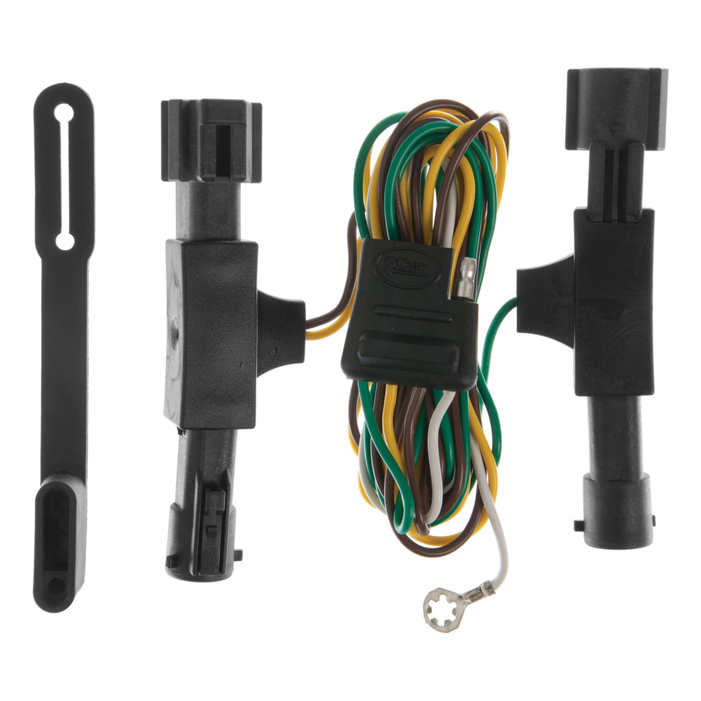 CURT 55350 Custom Wiring Harness, 4-Way Flat Output, Select Ford Bronco