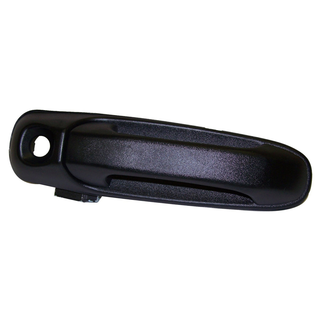 Crown Automotive Jeep Replacement 55360333AF Left Front Door Handle w/ Key Hole for 02-07 Jeep KJ Liberty, Black Textured for Select Jeep Liberty