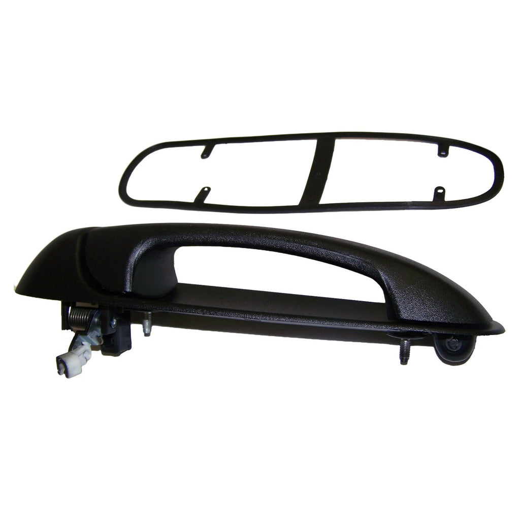 Crown Automotive Jeep Replacement 55360334AF Right Rear Door Handle for 2002-2007 Jeep KJ Liberty, Black Textured Finish for Select Jeep Liberty