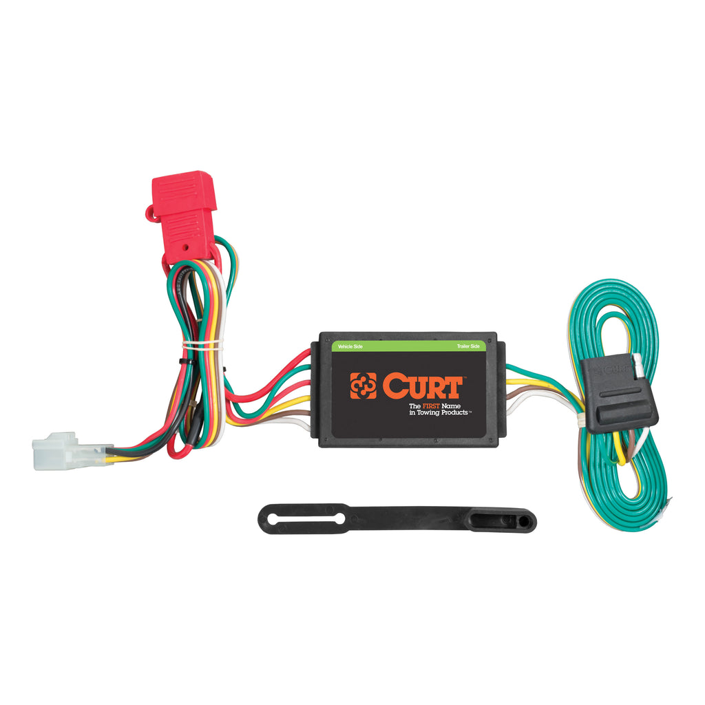 CURT 55370 Custom Wiring Connector, 4-Way Flat Output, Select Subaru Vehicles