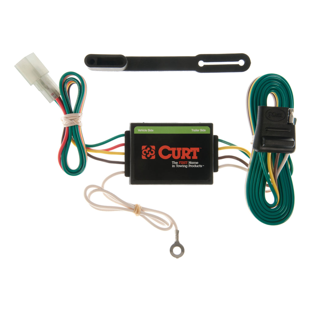 CURT 55372 Custom Wiring Connector, 4-Way Flat, Select Chevrolet and Suzuki Vehicles