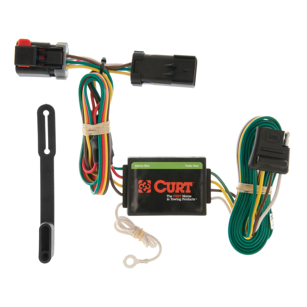 CURT 55376 Custom Wiring, 4-Flat, Select Caravan, Grand Caravan, Town and Country, Voyager