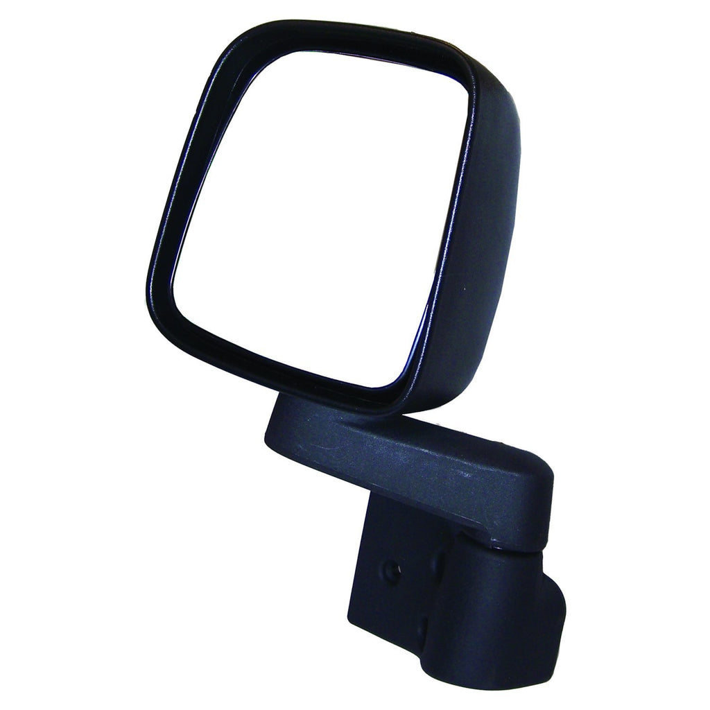 Crown Automotive Jeep Replacement 55395061AB Left Manual, Manual Folding Mirror for 1987-2006 Jeep YJ & TJ Wranglers for Select Jeep TJ, Jeep Wrangler