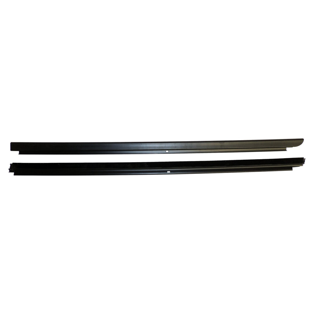 Crown Automotive Jeep Replacement 55395268K Fr. Outer Door Glass Weatherstrip Set for 07-18 JK Wrangler w/ Full Steel Doors for Select Jeep Wrangler, Jeep Wrangler JK