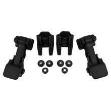Load image into Gallery viewer, Crown Automotive Jeep Replacement 55395653K2 Hood Catch Kit for 2007-2018 Jeep JK Wrangler, Black Plastic for Select Jeep Wrangler, Jeep Wrangler JK