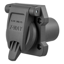 Load image into Gallery viewer, CURT 55416 Heavy-Duty Replacement OE 7-Way RV Blade Socket (Plugs into USCAR) for Select Audi Q7, Buick Enclave, Buick Rainier, Cadillac Escalade, Cadillac Escalade ESV, Cadillac Escalade EXT, Cadillac XT5, Cadillac XT6, Chevrolet Avalanche, Chevrolet