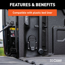Load image into Gallery viewer, CURT 55417 Chevrolet and GMC Truck Bed 7-Way Opening Cover Plate