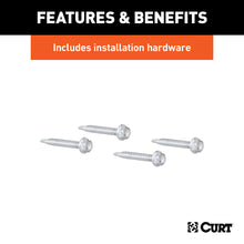 Load image into Gallery viewer, CURT 55417 Chevrolet and GMC Truck Bed 7-Way Opening Cover Plate