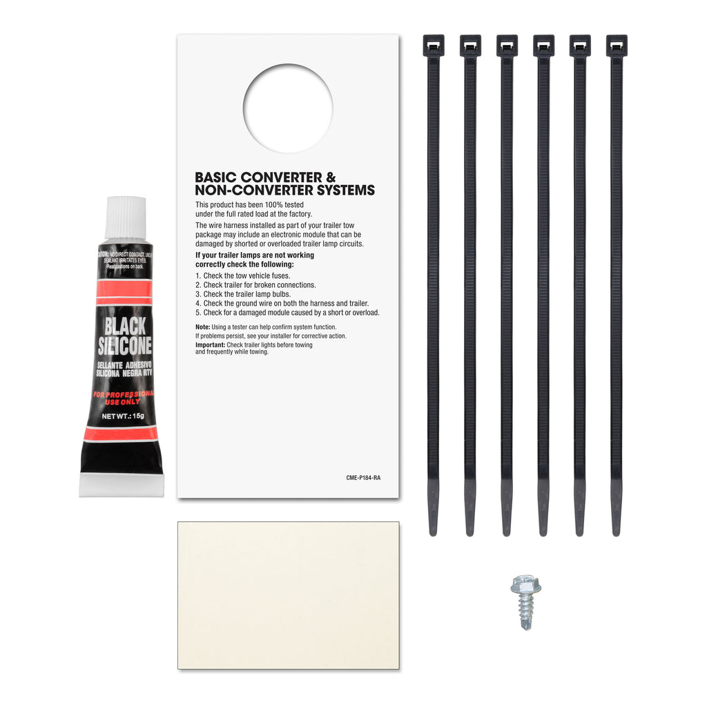 CURT 55537 Custom Wiring, 4-Way Flat, Select Caravan, Grand Caravan, Town and Country