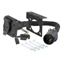 Load image into Gallery viewer, CURT 55664 Dual-Output 6 &amp; 4-Way Connector (Plugs into USCAR) for Select Audi Q7, Buick Enclave, Buick Rainier, Cadillac Escalade, Cadillac Escalade ESV, Cadillac Escalade EXT, Cadillac XT5, Cadillac XT6, Chevrolet Avalanche, Chevrolet Avalanche 1500,