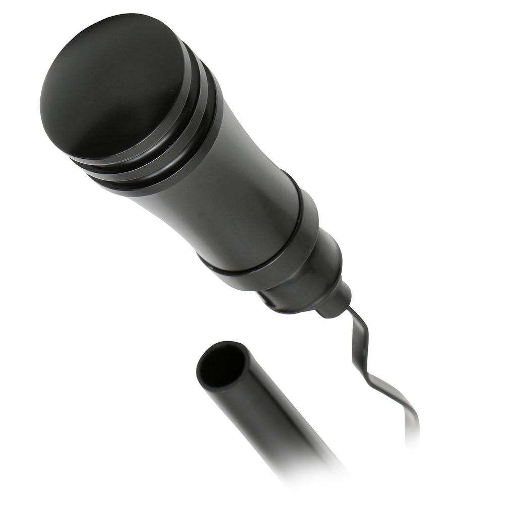 5579-Chevy-283350-Sb-Engine-Oil-Dipstick-Aluminum-Handle-Steel-StickTube-19In-Long-Black