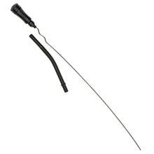Load image into Gallery viewer, 5579-Chevy-283350-Sb-Engine-Oil-Dipstick-Aluminum-Handle-Steel-StickTube-19In-Long-Black